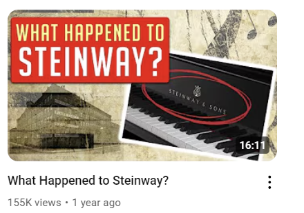 After: What Happened to Steinway? - 155K views